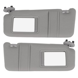 AINTIER Left and Right sides Sun Visor for 2006-2011 for Toyota for Camry(without Sunroof), Gray Left and Right sides Sun Visor Replace 7432006780B0,04002-30506-B0,74320-06290-B2,74310-06750-B0
