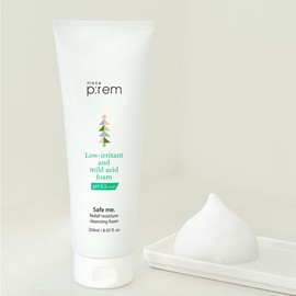Make Prem Safe Me Relief Moisture Cleansing Foam (250ml) 1+1 [GIFT] Cleansing Foam 50ml + Sachet 5 Sheets / 메이크프렘 세이프 미 릴리프 모이스처 클렌징 폼 (250ml)1+1 [GIFT]클렌징폼50ml+샤쉐5매