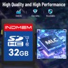 32GB SD Card, C10 SDHC UHS-I Memory Cards U1 Class