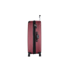 DUKAP INTELY PC/ABS Plastic 4-Wheel Spinner Luggage, Wine (DKINT00L-WIN)