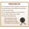 Extracto de cardo de leche orgánico certificado (80% sabores de