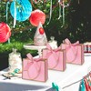 12Pcs Mini Gift Bags with Ribbons, Extra Small Pink Gift