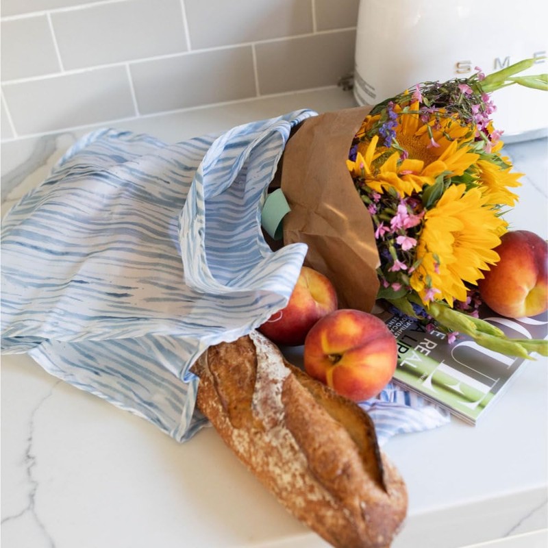 Pure Sage Reusable Grocery Bag - Stylish Shopping Bag for