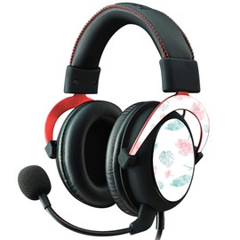 MightySkins Skin Compatible with Kingston HyperX Cloud II Gaming Headset - Paper Flowers | Protective, Durable, and Unique Vinyl Decal wrap Cover | Easy to Apply, Remove | Made in The USA