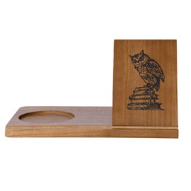 Triangle Book Holder, Wooden Book Stand, Wooden Simple Bookshelf, Wood Bookshelf Present for Mum, for Bedroom Bedside Table Office Desk Library or Table Decoration