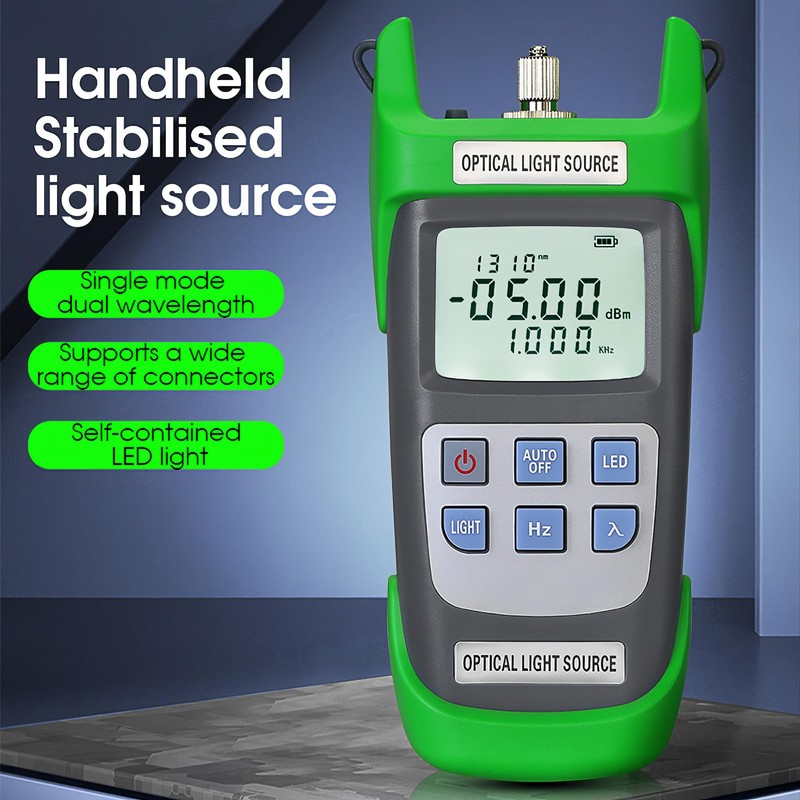 A-D1315 Optical Light Source, Optical Fiber Tester Single Mode Dual