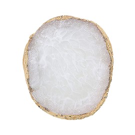 FOMIYES Pcs Smooth Texture Resin Manicure Palette Nail Art Display Plate Agate Nails Easy to Clean