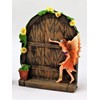 WESTMINSTER 2 Sparkle Fairy Door secret Garden Magical Statue Ornament