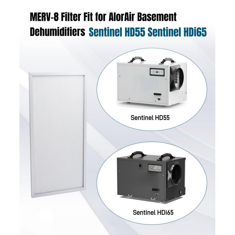 Maigoo 4Pcs MERV-8 Dehumidifier Filter Fit for ALORAIR Basement Dehumidifiers