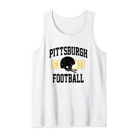 Pittsburgh Football Athletic Vintage Sports Team Fan Gift Tank Top