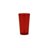 G.E.T. Enterprises 6616-1-R-EC, Red 16 oz. Plastic Tumblers (Pack of