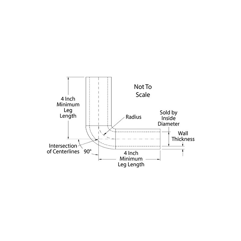 Pegasus E90.54-BLACK, Black Silicone Hose, 2 1/8" I.D. 90 degree