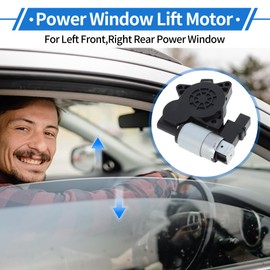 X AUTOHAUX Left Front,Right Rear Power Window Regulator Lift Motor for Mazda 2004-2009 3 L4 2.0L/2.3L No.GJ6A5958XV/GJ6A5958XF 6 Pin Car Window Glass Lift Motor