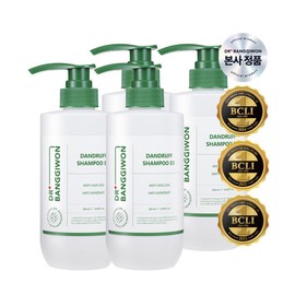 Dr. Bang Ki-won Dandruff Hair Loss Shampoo EX 500mlx4 / 닥터방기원 댄드러프 탈 모샴푸EX 500mlx4