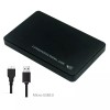 Generic EASY install Black 2.5" SATA USB 3 Laptop Hard