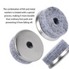 50 Pcs Screw-On Furniture Felt Pads for Chair Legs