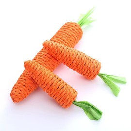 TOUFEIYUAN 3 Pcs Cat Toy, Carrot Toy, Cat Toy with Bell, Toothpaste, Cute, Cat Teeth Stick, Nail Sharpener, Rag, Cat Play, Lack of Exercise (3 Carrots)