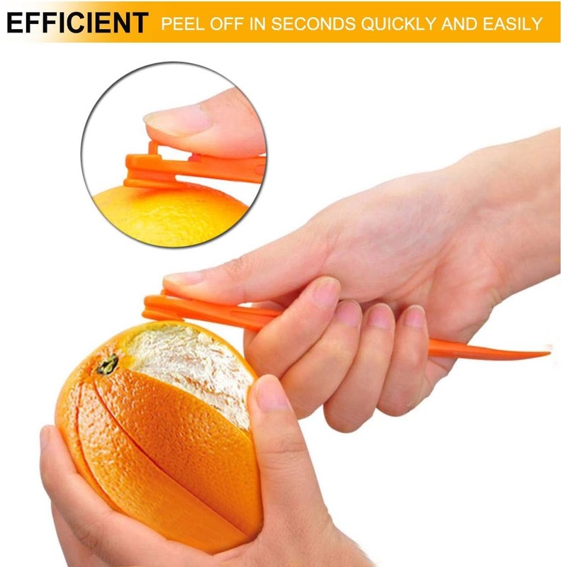 Orange Peeler Tools Citrus Peel Cutter Plastic Fruit Vegetable Slicer