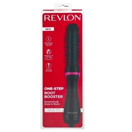 Revlon One-Step Root Booster Round Ceramic Hair Dryer, Black