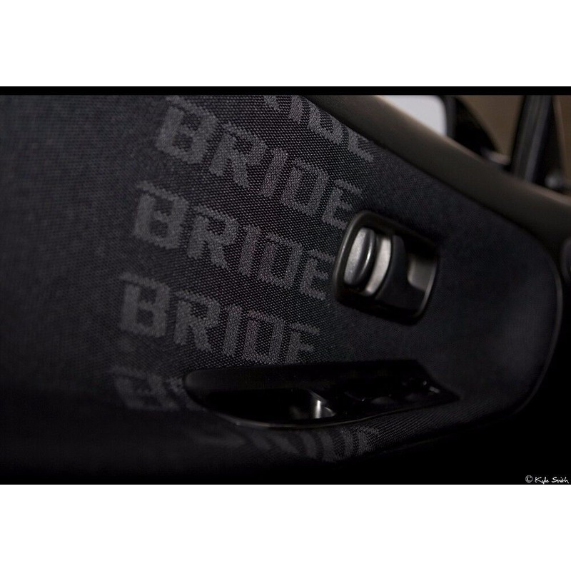 X-LIGHT Black Bride Fabric Seat Cloth Racing Seats Cover Interior