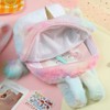 Cat Backpack Girls Plush Colorful Cute Bookbags School Bags Gift