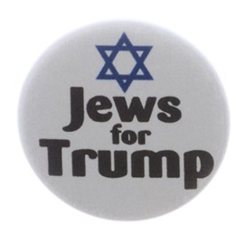 A&T Designs - Jews for Trump 2.25" Keychain President Campaign Vote Election