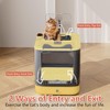 LCZLBRRD Upgraded Fully Enclosed Cat Litter Box with Lid, Covered