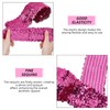 letsinstyle 2 Yards Stretch Flat Sequin Strip, Elastic Sequins Embroidered
