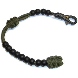 RedVex Ranger Pace Counter Beads 10 inches (ungutted) - ABS Clip - Choose Your Color - Customization Available (OD Green)