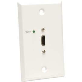 Tripp Lite HDMI Over Cat5 / Cat6 Extender, Wallplate Receiver for Video and Audio 1920x1200 1080p at 60Hz (B126-1P0-WP-1)