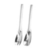Vaguelly 1 Set Stainless Steel Salad Serving Spoons Long Handle