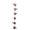Rain Chain Watering Can Bucket Shaped Decorative 6 Cups Rainwater