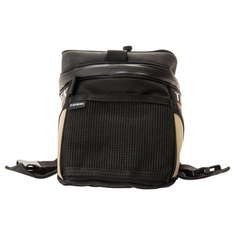 Tusk Off-Road Tusk Olympus Tank Bag Small Black/Tan For KTM