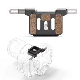 Kamerar EasiPlate Tripod Quick Release Plate, Arca-Swiss baseplate Compatible, Universal Camera Strap Plate, Camera Tripod Mount Adapter, Camera Tripod Mounting Plate