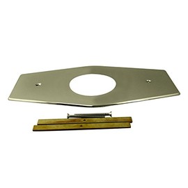 Westbrass One-Hole Remodel Plate for Mixet, Polished Nickel, D503-05
