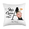 Mis Quince Años Quinceañera Initial Letter A Throw Pillow