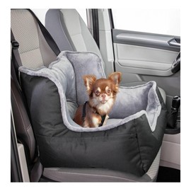 TRIXIE Convertible Deluxe Dog Car Seat for Small Dogs, Dog Booster Seat, Travel Pet Bed, Ideal for Small Dogs and Cats