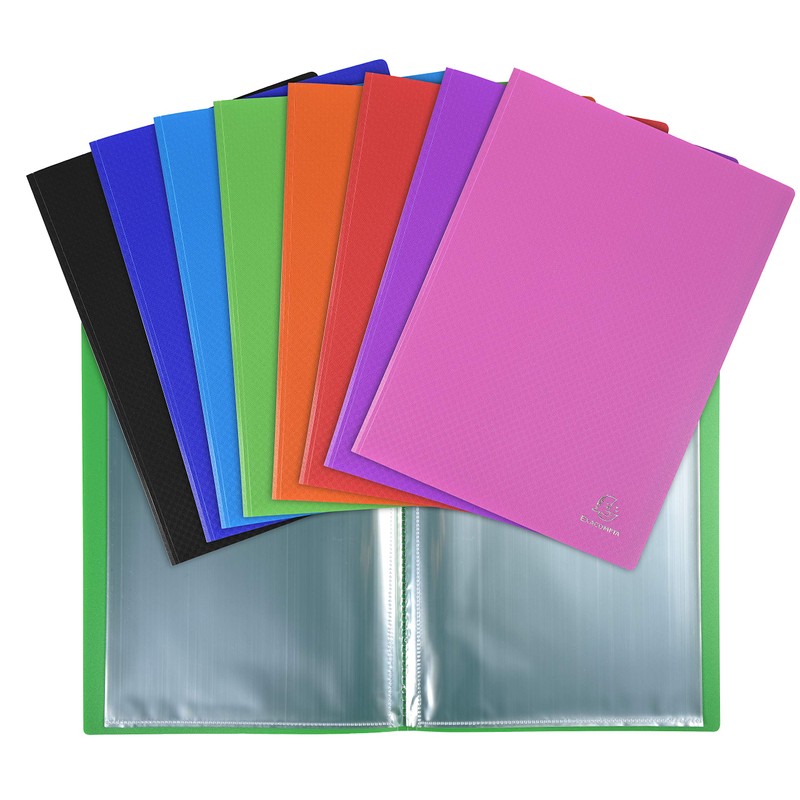 Exacompta 88227E Sichtmappe Opak PP blickdicht, 24 x 32 cm,