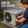 2 Pack Outdoor Air Conditioner Cover Waterproof Rainproof AC Unit