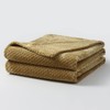 Bear & Panda Waffle Flannel Fleece Mink Throw - Sofa/Bedspread/travel