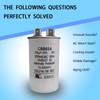 25uF 25MFD 50/60Hz 370VAC 440VAC CBB65 Round Run Start Capacitors