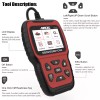 Ancel Automotive Code Reader OBD2 Car Scanner OBDII Engine Fault