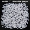 Cosmos 600 Pcs 1/8’’ 3mm Tile Spacers for Spacing Ceramic