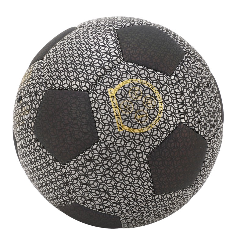 Luminous Glowing Football Holographic Reflective PU Machine Stitched Night Glowing