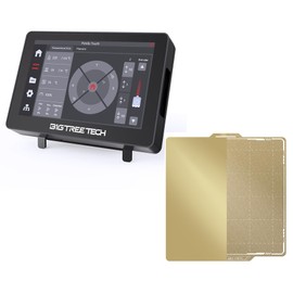 BIQU Double Sided Smooth PEI+Textured PEI 257x257mm Build Plate + Panda Touch Upgrade Touch Screen Kit Compatible with Bambu-Lab X1C/P1P/P1S 3D Printers