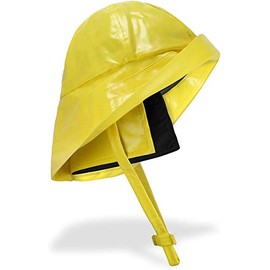 normani Southwester Rain Hat with Chin Strap, Wide Brim and Lining