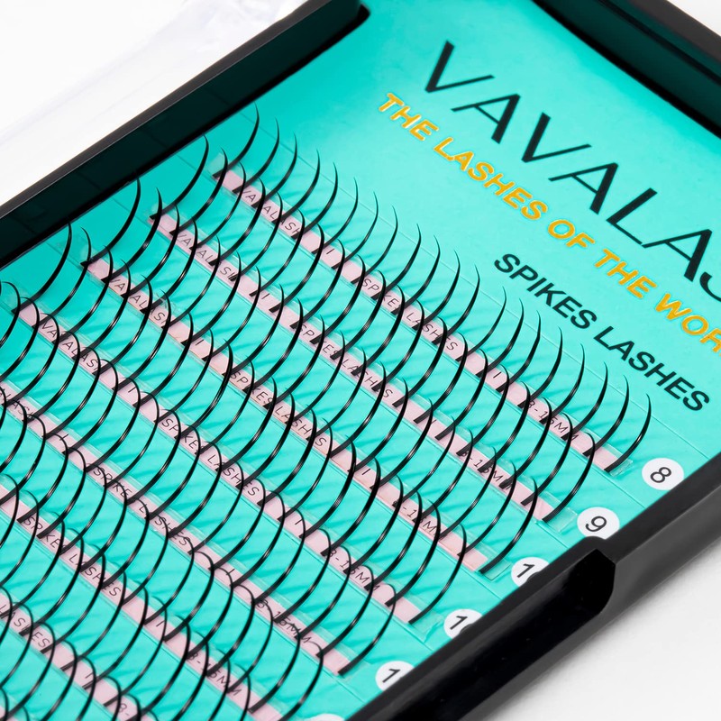 VAVALASH Premade Fan Spikes Lash Extensions Mixed Tray 10mm D