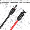 DKARDU Solar Panel to O Ring Cable, 10AWG Solar Panel