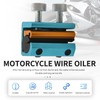 Motorcycle Aluminium Cable Lube Tool Cable Lubrication Wire Oiler Motorbike