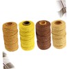 Operitacx DIY Art Craft Essential 4 Rolls 2mm Thick Braided